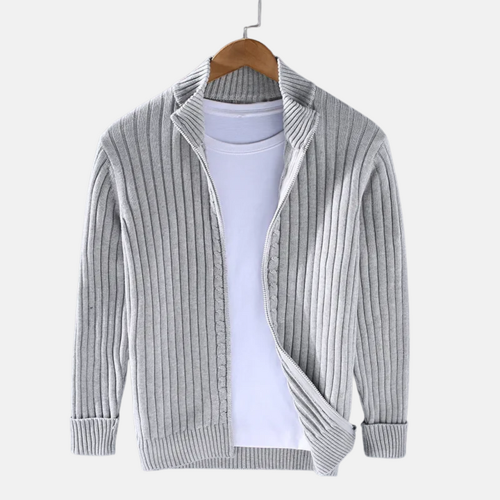 Men’s Wool Zip Cardigan Vest – Chic Style &amp; Everyday Comfort