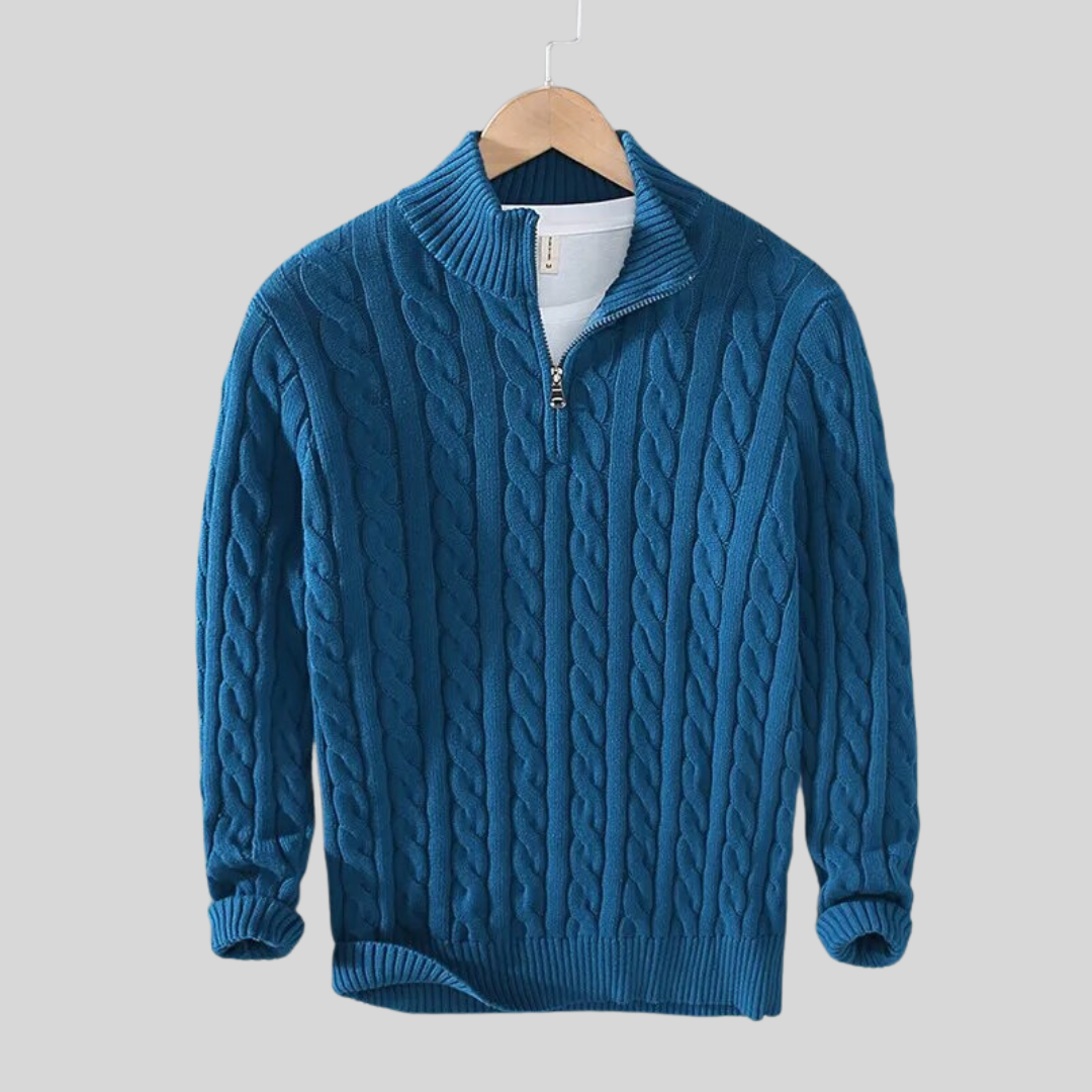 Henry Men’s Knitted Sweater – Classic Soft Knit Pullover