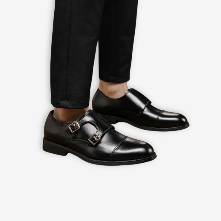 Men’s Double Buckle Loafers – Timeless Elegance &amp; Modern Comfort