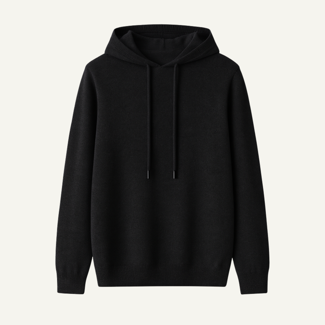 Men’s Cashmere Hoodie – Luxury Soft Knit, Warm Lightweight Comfort