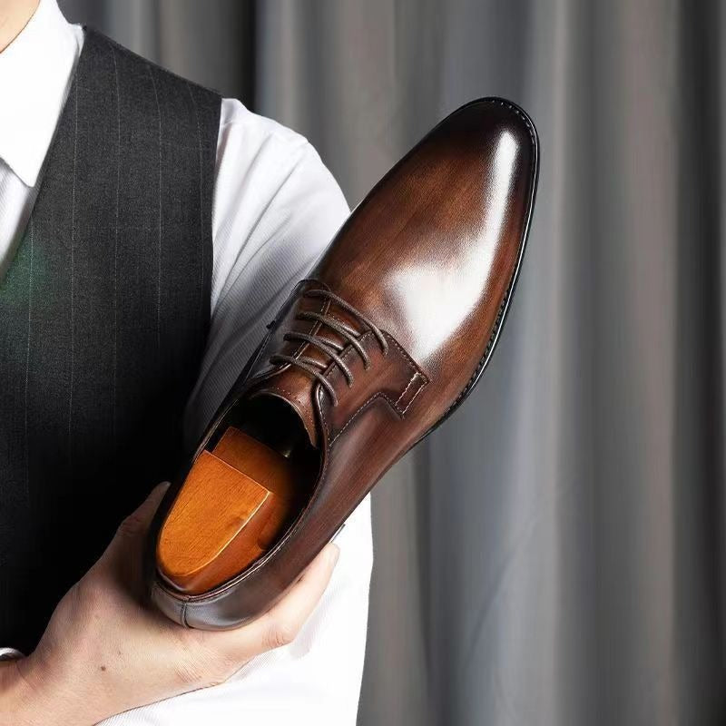 Orthopedic Leather Dress Shoes for Men – Elegant, Supportive &amp; Durable