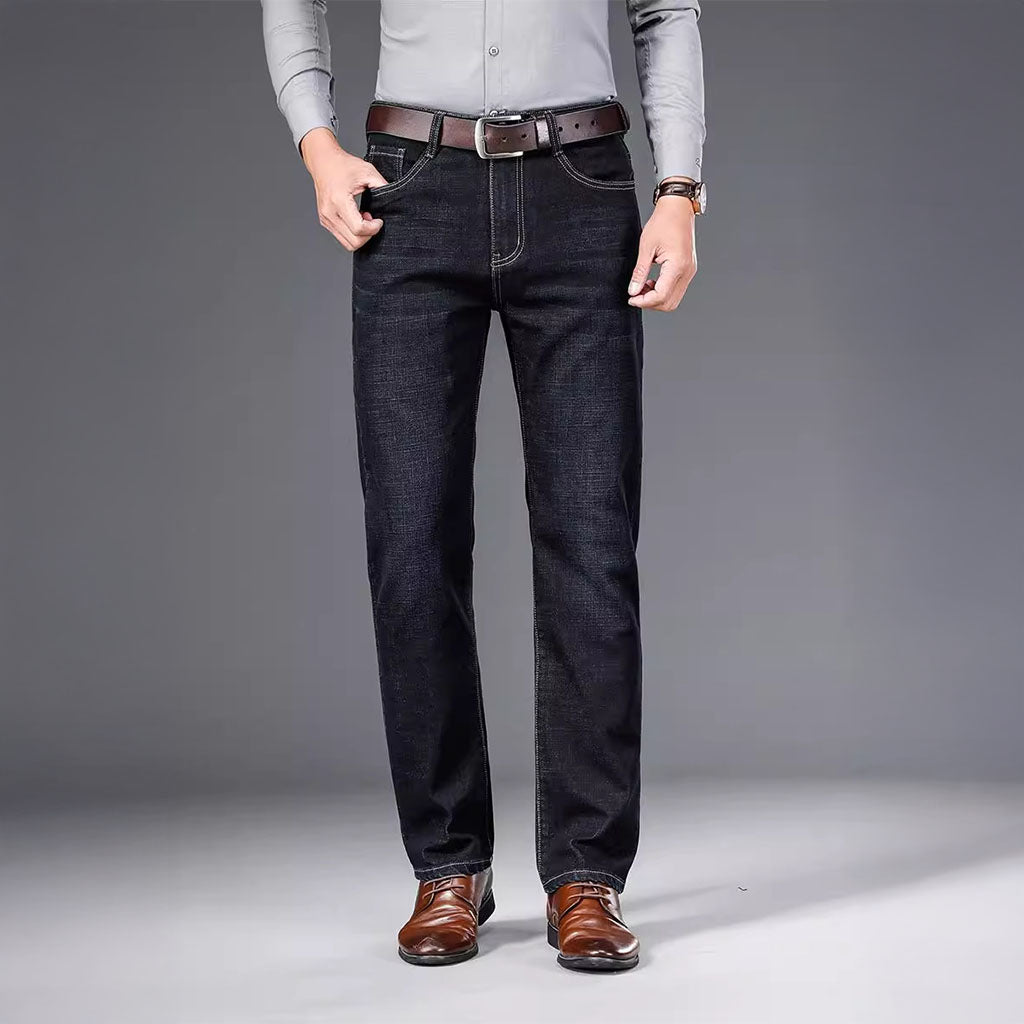 Men’s Straight-Leg Jeans – Classic Denim Trousers for Everyday Wear