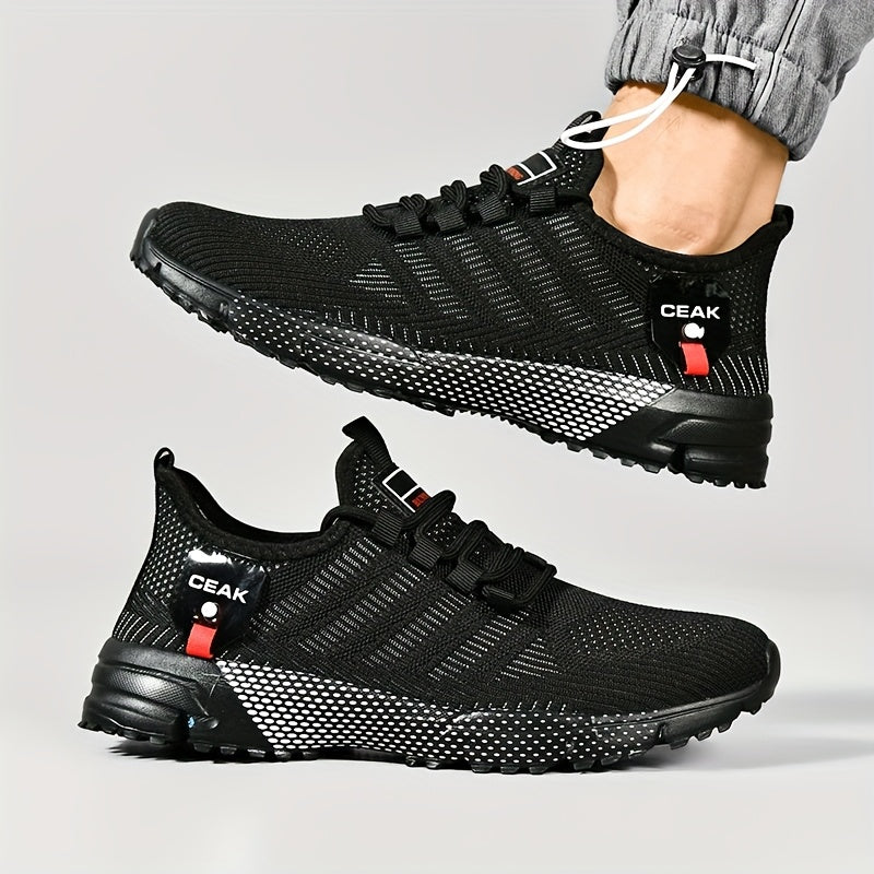 Men’s Athletic Running Shoes Lightweight Slip On Sports Sneakers