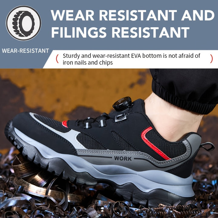 Men’s Steel Toe Safety Work Shoes Non Slip Protective Sneakers