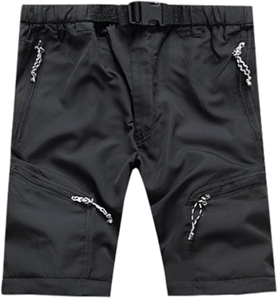 Men’s Convertible Hiking Pants Zip Off Outdoor Cargo Trousers