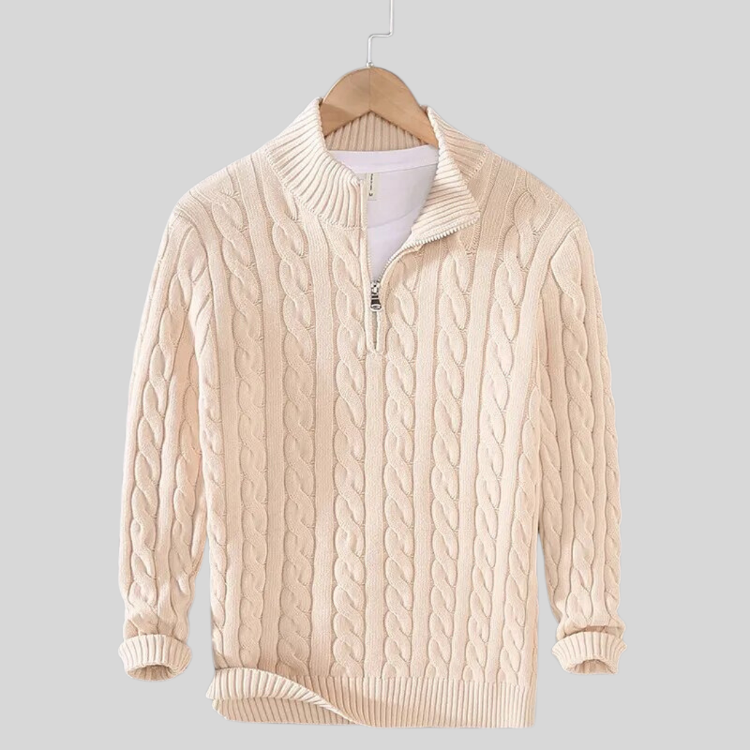 Henry Men’s Knitted Sweater – Classic Soft Knit Pullover
