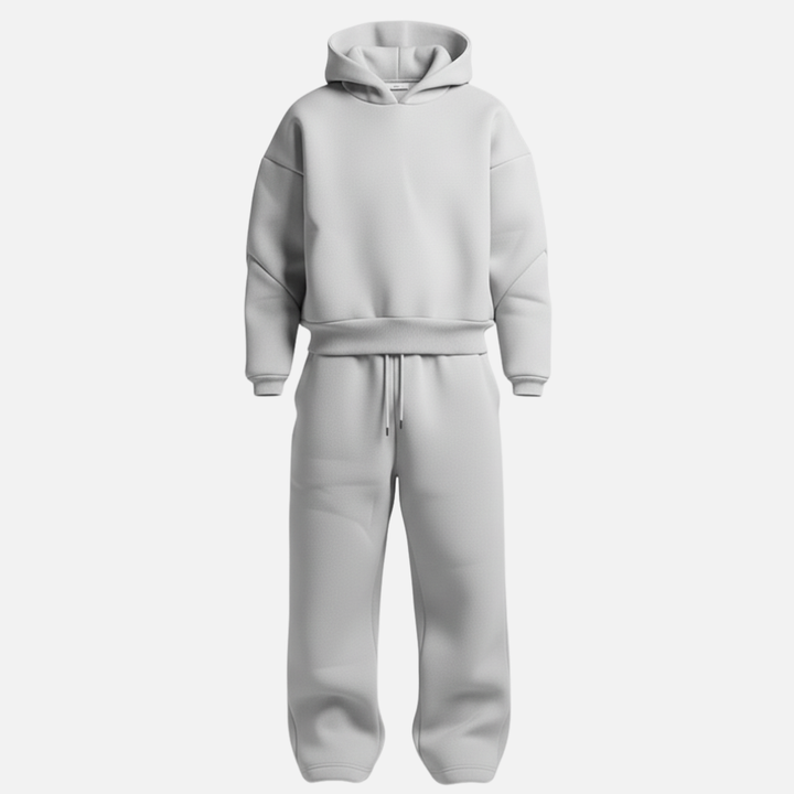 Men’s Oversized Streetwear Tracksuit Set – Hoodie &amp; Sweatpants