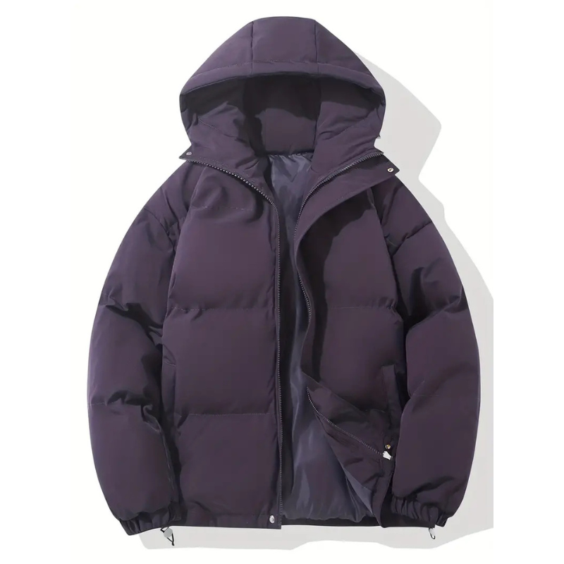 Men’s Classic Hooded Down Puffer Jacket – Warm &amp; Stylish Winter Coat
