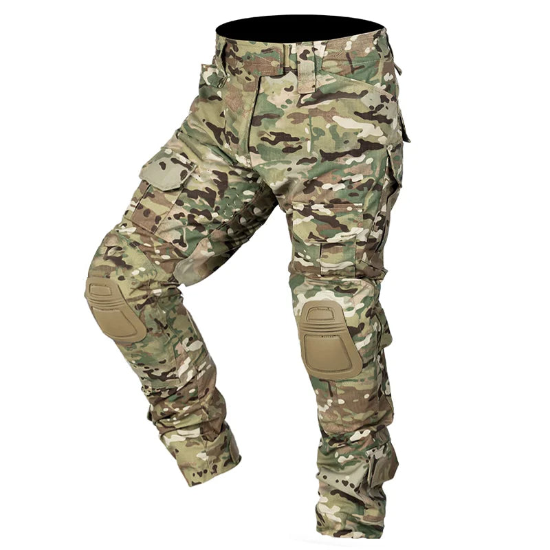 Men’s Tactical Cargo Pants Multi Pocket Combat Outdoor Trousers