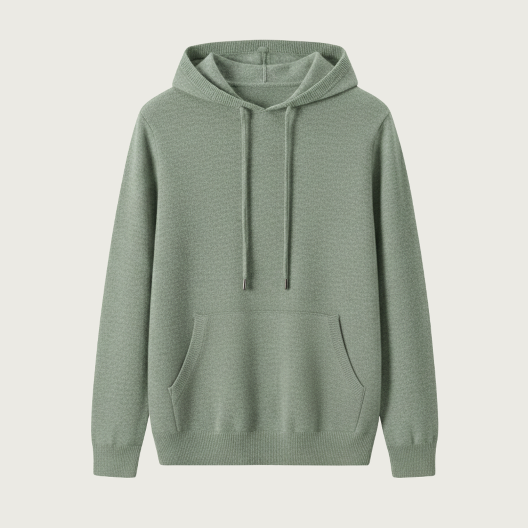 Men’s Cashmere Hoodie – Luxury Soft Knit, Warm Lightweight Comfort