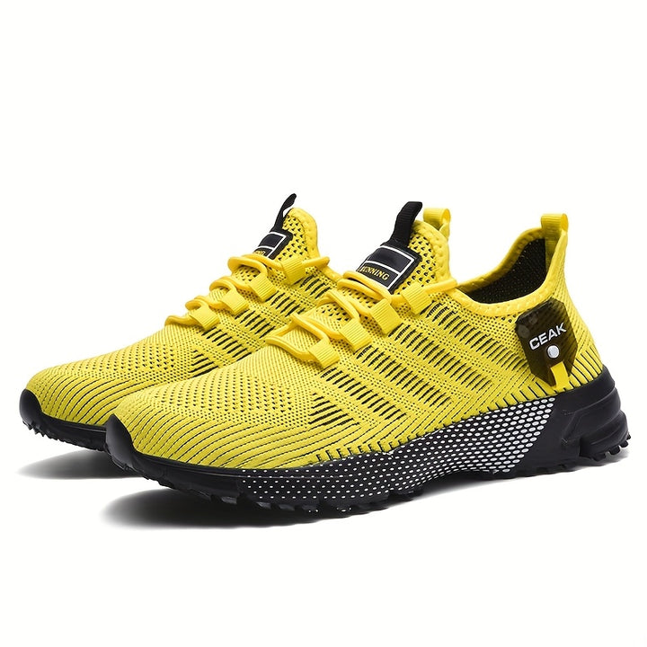Men’s Athletic Running Shoes Lightweight Slip On Sports Sneakers