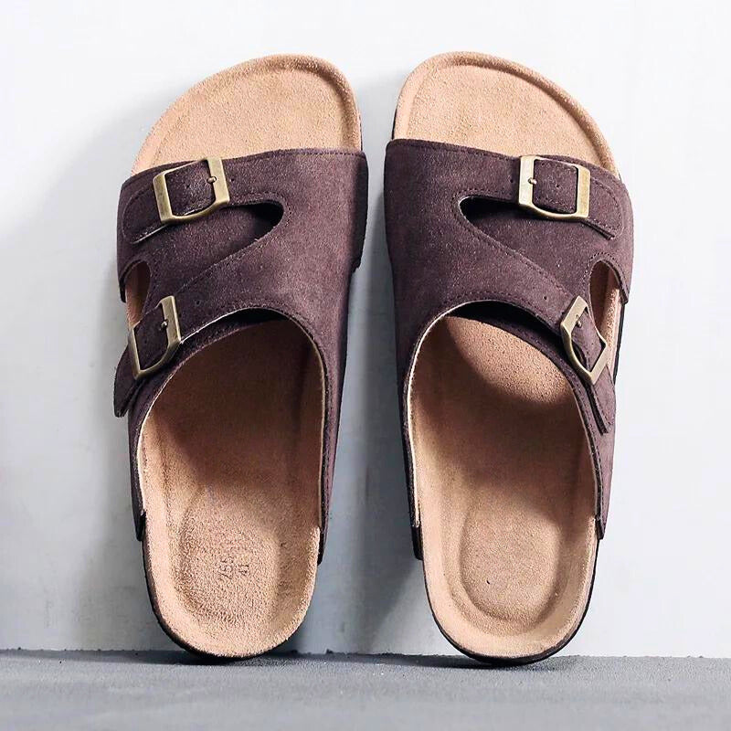 Hamilton | Suede Leather Comfort Sandals
