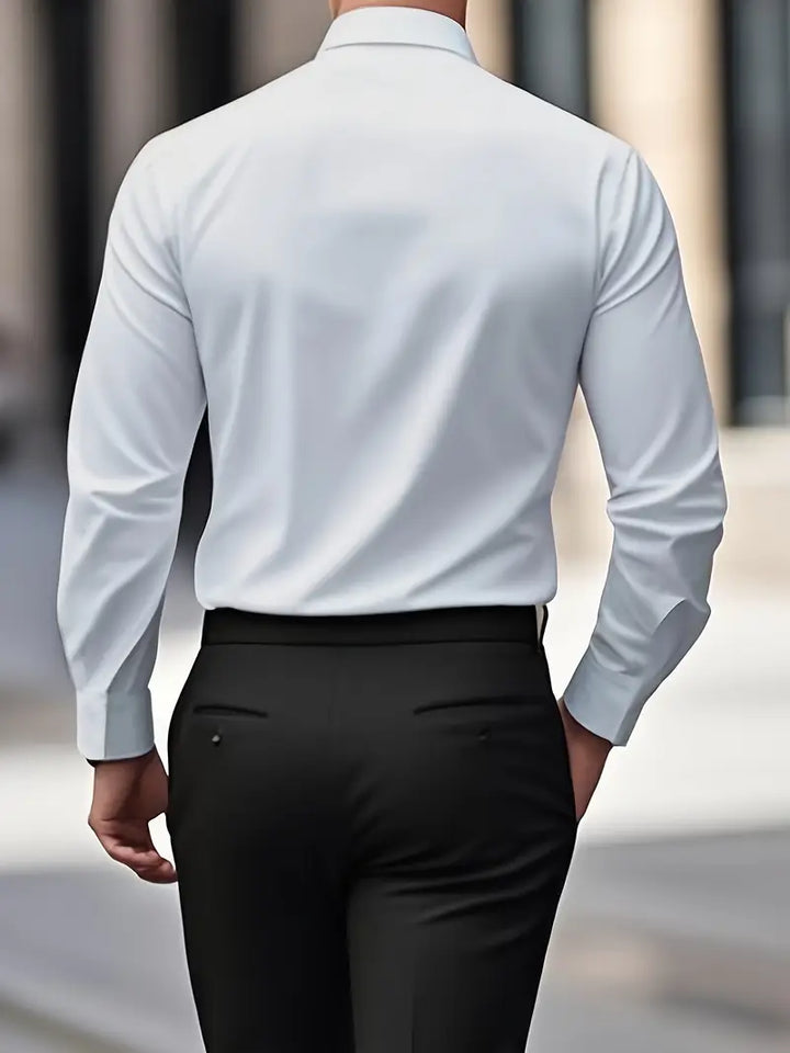 Non Iron Shirt | Wrinkle Free | Slim Fit | Button-Up Shirt | Men&