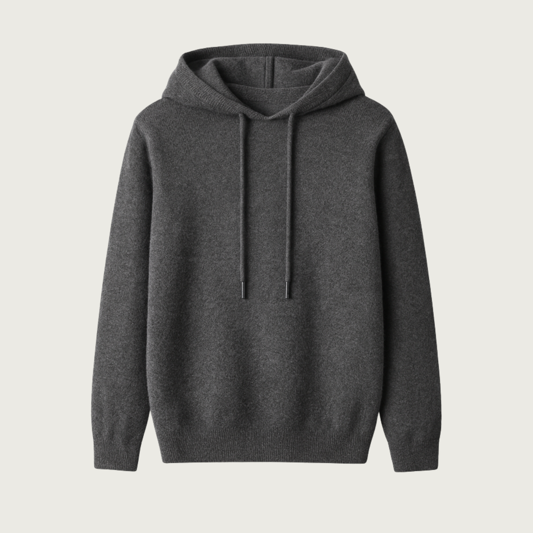 Men’s Cashmere Hoodie – Luxury Soft Knit, Warm Lightweight Comfort