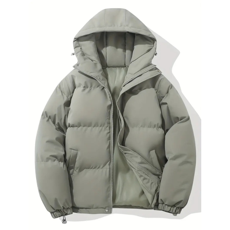 Men’s Classic Hooded Down Puffer Jacket – Warm &amp; Stylish Winter Coat