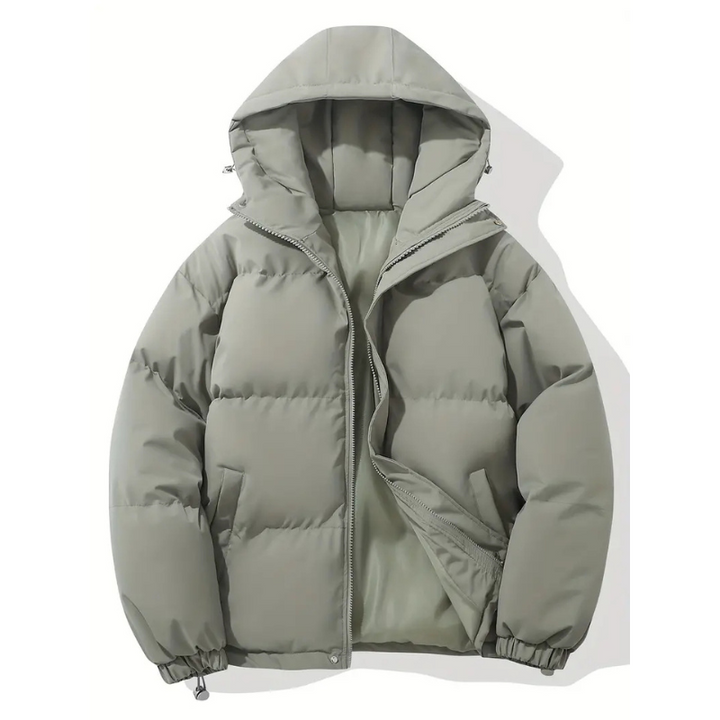 Men’s Classic Hooded Down Puffer Jacket – Warm &amp; Stylish Winter Coat