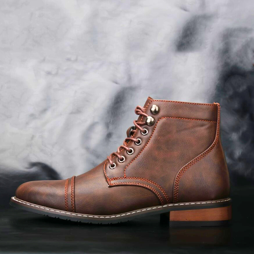 KINGPIN LEATHER DRESS BOOTS