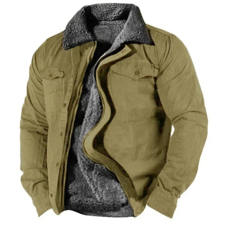 Men’s Button-Up Winter Jacket