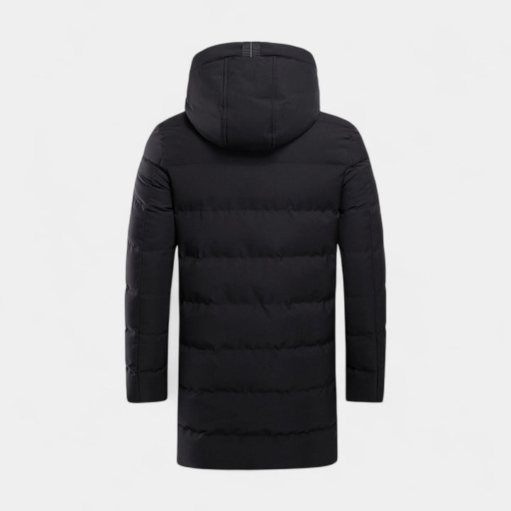 Men’s Longline Puffer Coat – Ultra-Warm, Windproof &amp; Winter Protection