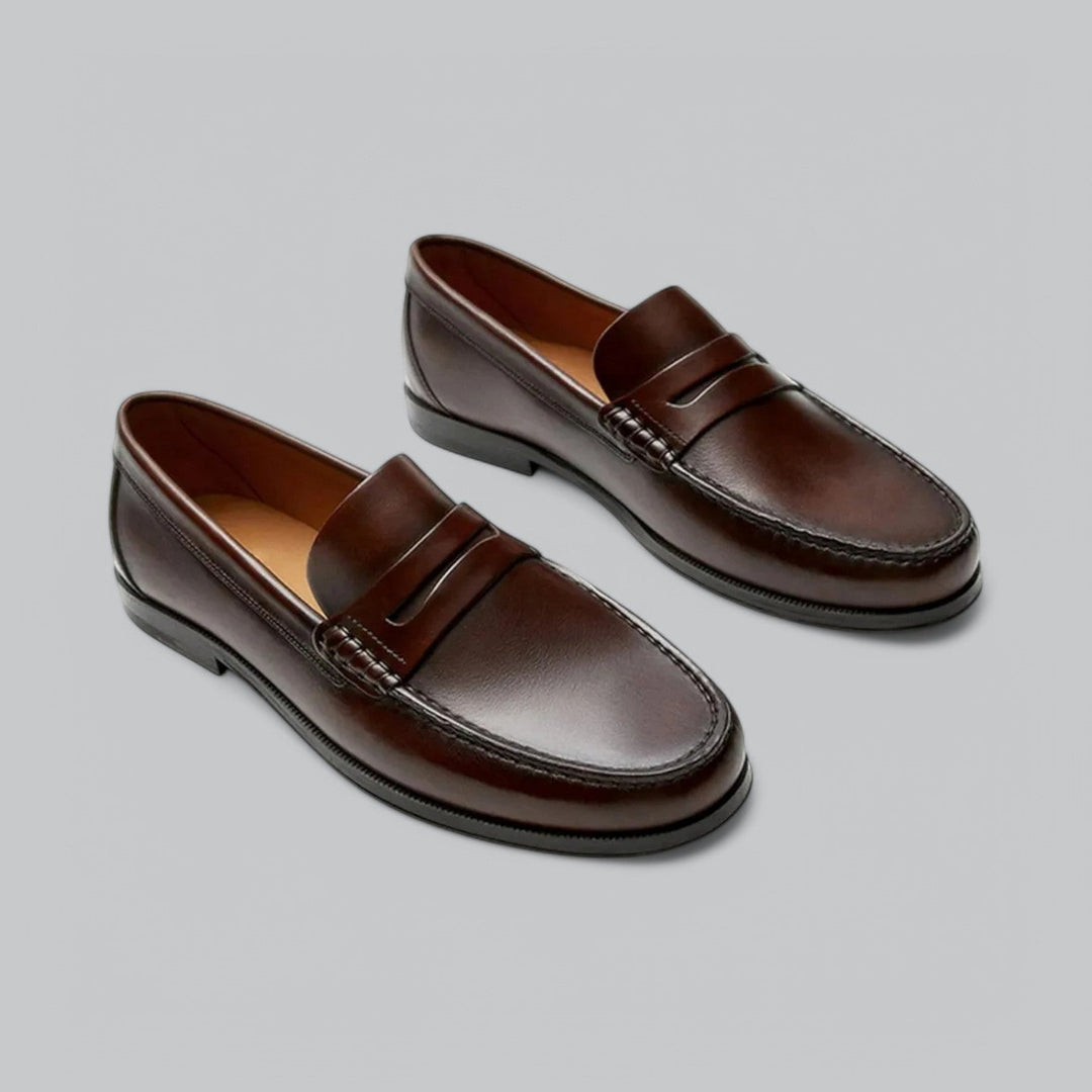 Men’s Penny Loafers | Genuine Leather | Timeless Elegance &amp; Comfort