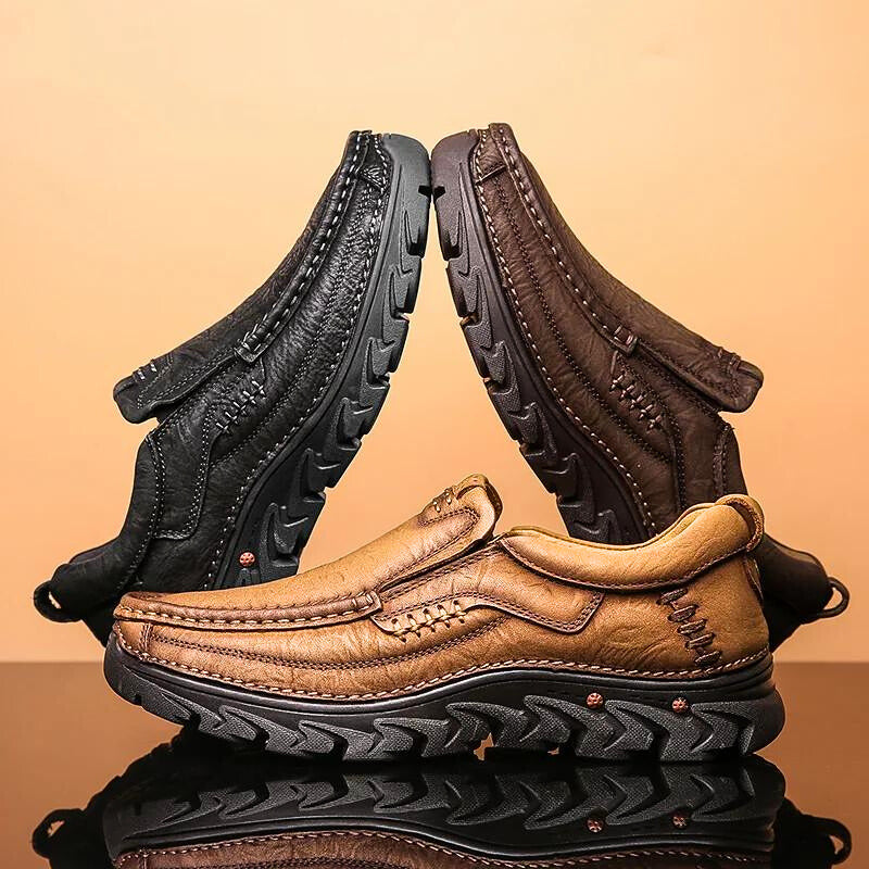 Vanguard Genuine Leather Orthopedic Shoes Men