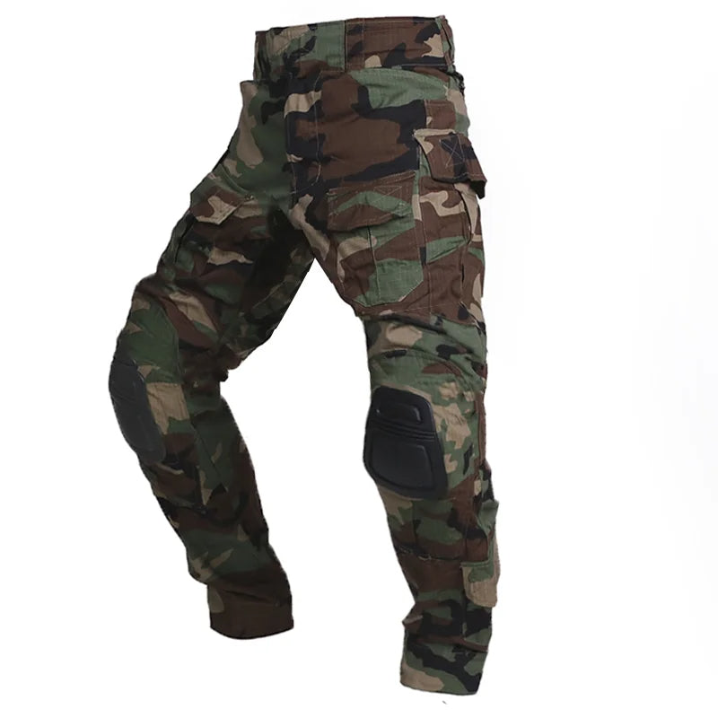 Men’s Tactical Cargo Pants Multi Pocket Combat Outdoor Trousers