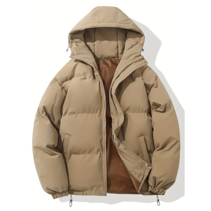 Men’s Classic Hooded Down Puffer Jacket – Warm &amp; Stylish Winter Coat