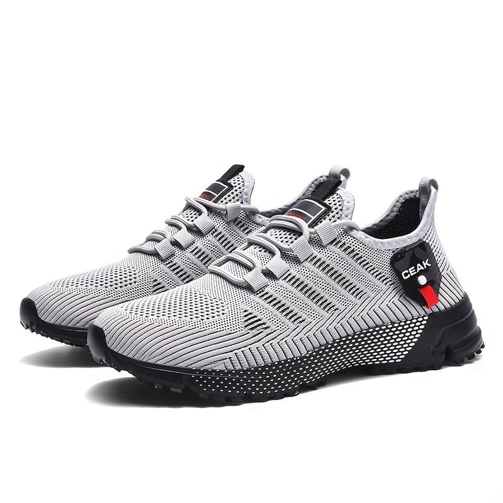 Men’s Athletic Running Shoes Lightweight Slip On Sports Sneakers
