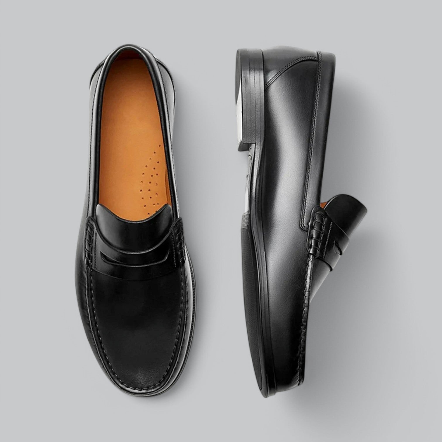 Men’s Penny Loafers | Genuine Leather | Timeless Elegance & Comfort