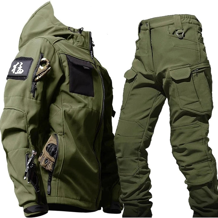 Men’s Waterproof Hooded Suit – Outdoor Rain Protection Set