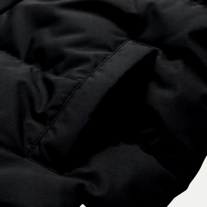Men Quilted Hooded Jacket – Clean Casual Design