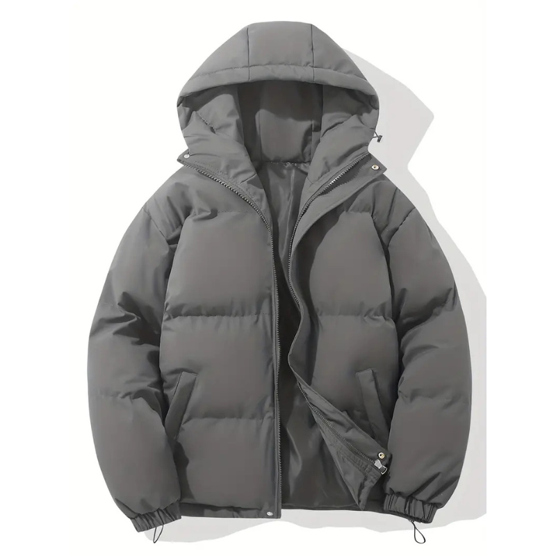 Men’s Classic Hooded Down Puffer Jacket – Warm &amp; Stylish Winter Coat