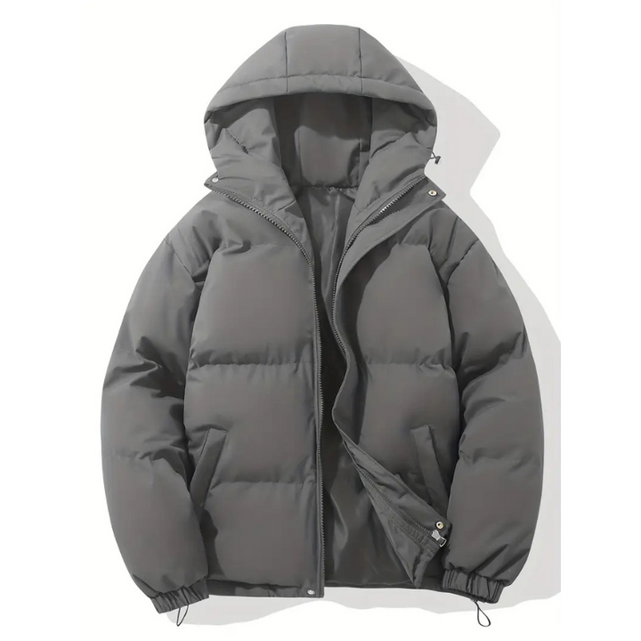 Men’s Classic Hooded Down Puffer Jacket – Warm &amp; Stylish Winter Coat
