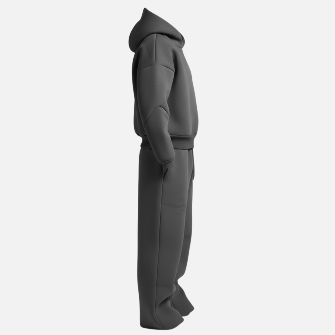 Men’s Oversized Streetwear Tracksuit Set – Hoodie &amp; Sweatpants