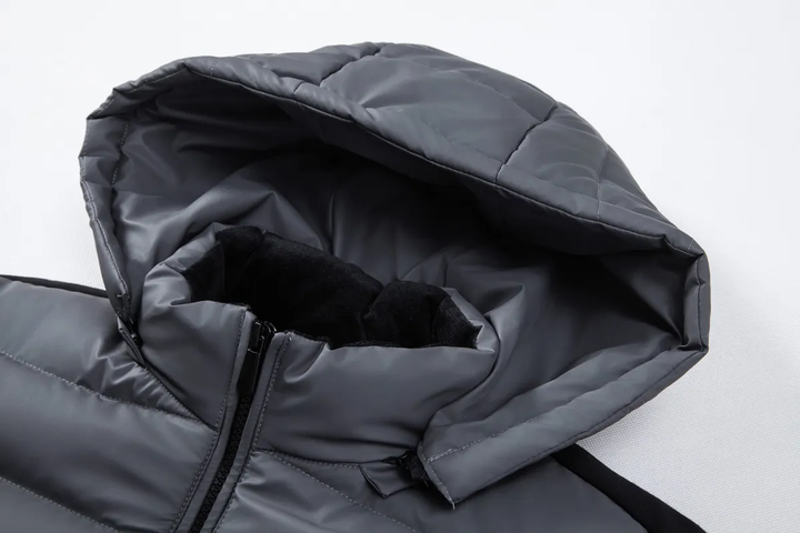 Men’s Hooded Hybrid Winter Puffer Jacket