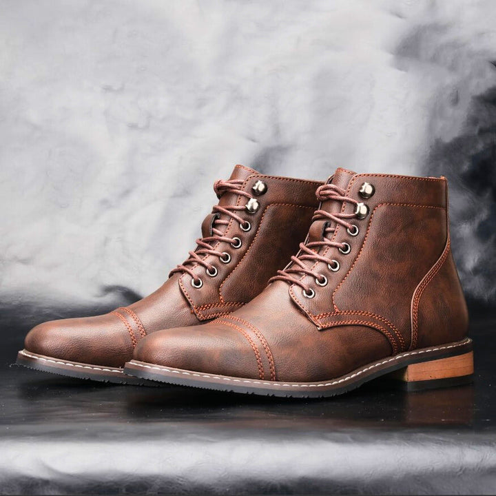 KINGPIN LEATHER DRESS BOOTS