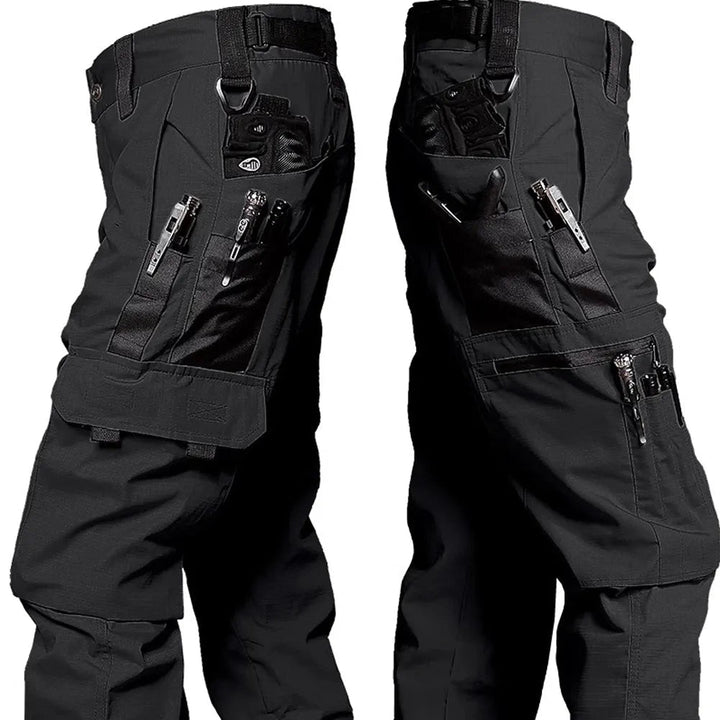 Tactical Camo Cargo Pants - Multi-Pocket, Water-Resistant, Military Grade