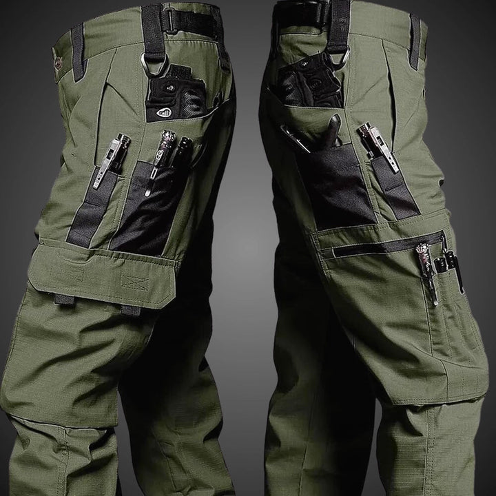 Tactical Camo Cargo Pants - Multi-Pocket, Water-Resistant, Military Grade
