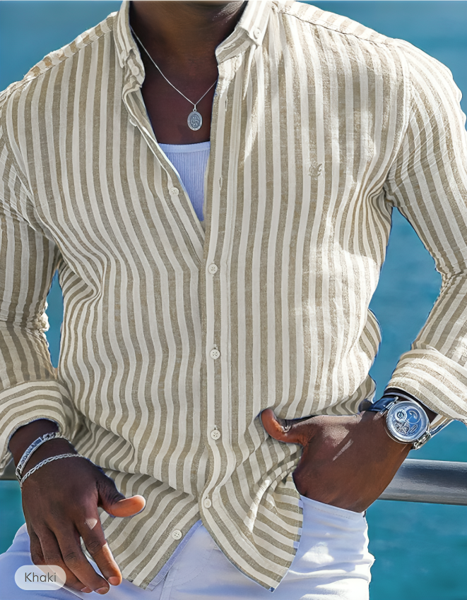 Marco | Striped Summer Men Shirt