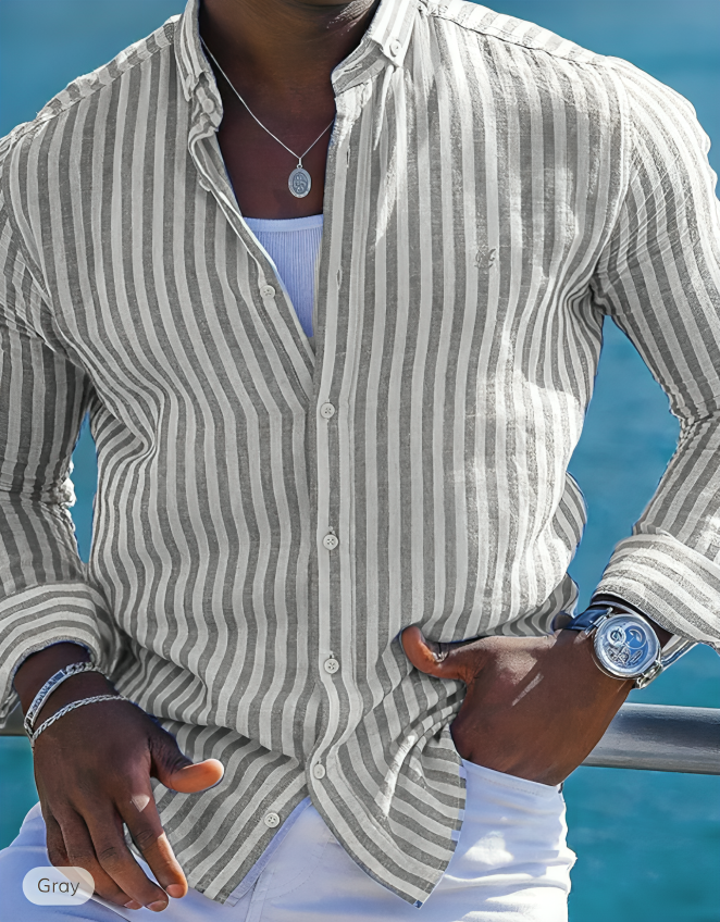 Marco | Striped Summer Men Shirt