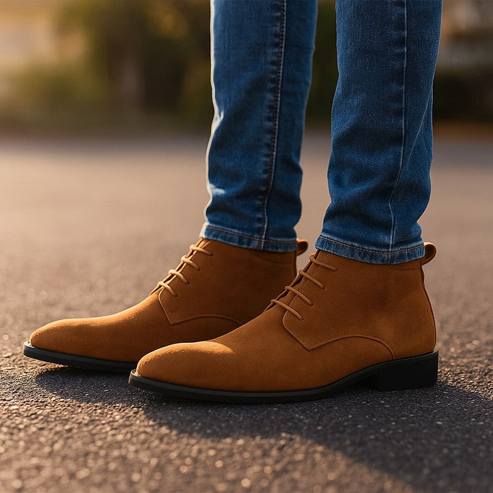 Men’s James Bond Style Suede Desert Boots
