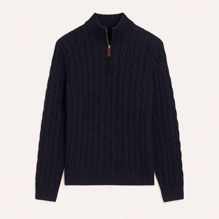 Men’s Vintage Turtleneck Sweater – Classic Knit Pullover