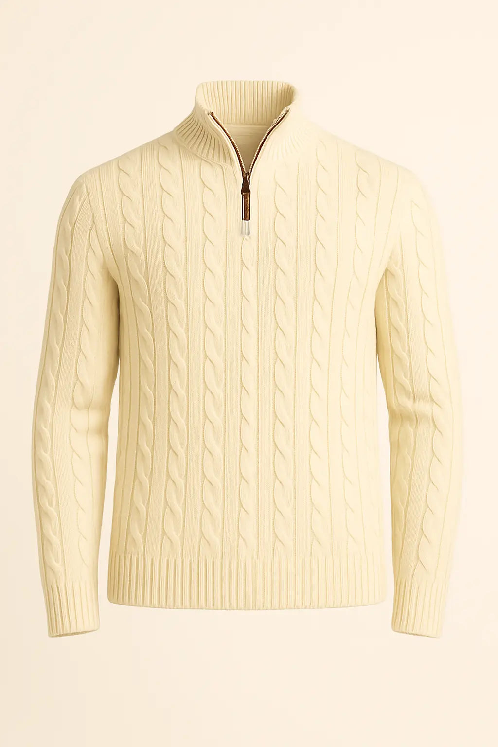 Men’s Vintage Turtleneck Sweater – Classic Knit Pullover