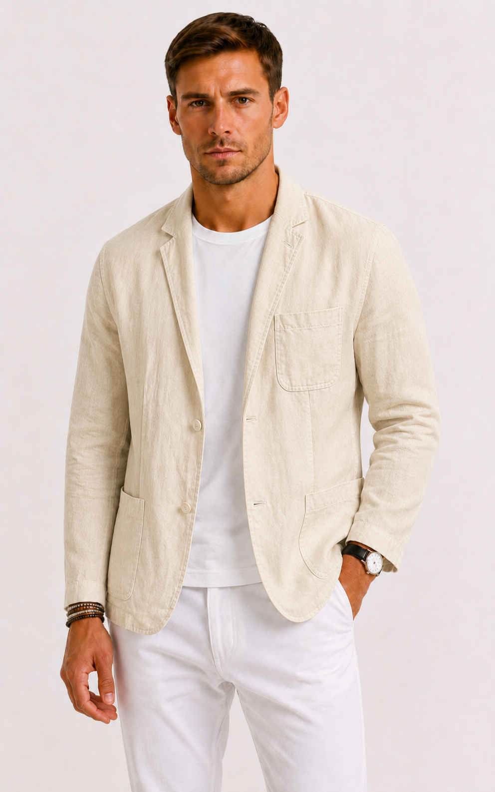 Men’s Casual Blazer Jacket Lightweight Smart Casual Sport Coat