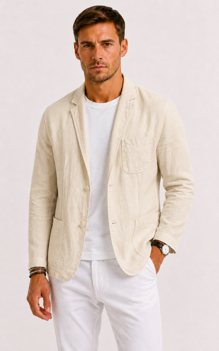 Men’s Casual Blazer Jacket Lightweight Smart Casual Sport Coat