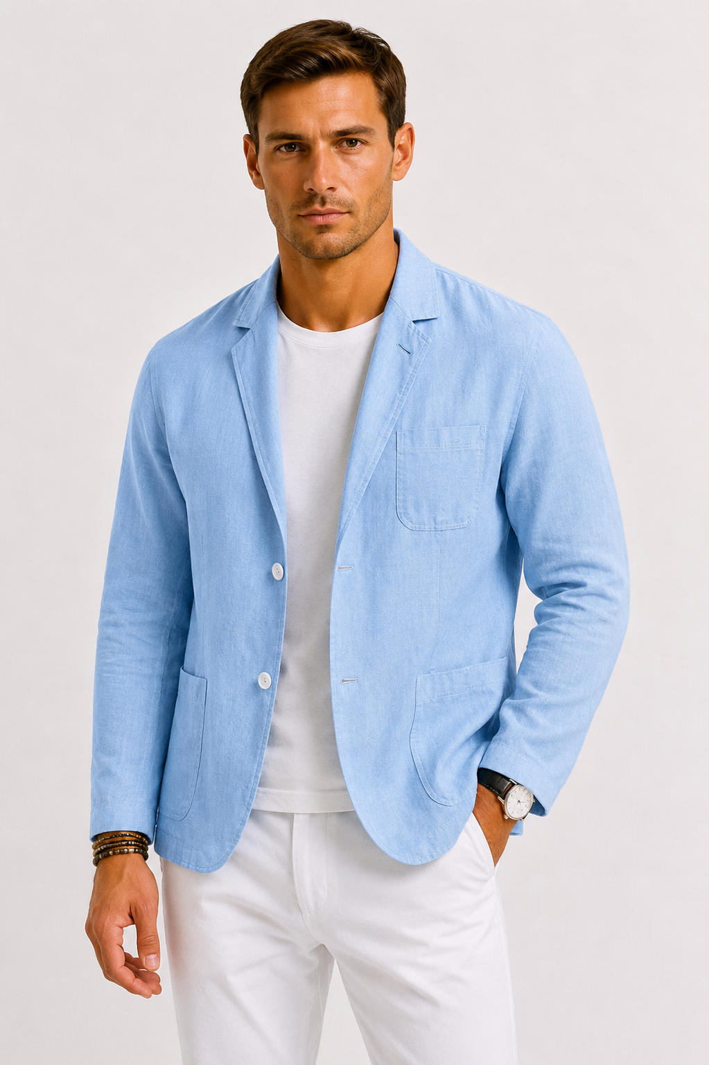 Men’s Casual Blazer Jacket Lightweight Smart Casual Sport Coat