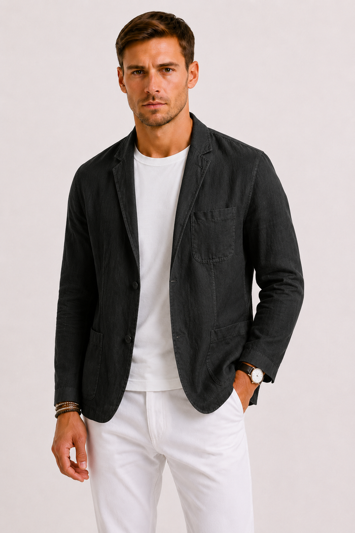 Men’s Casual Blazer Jacket Lightweight Smart Casual Sport Coat
