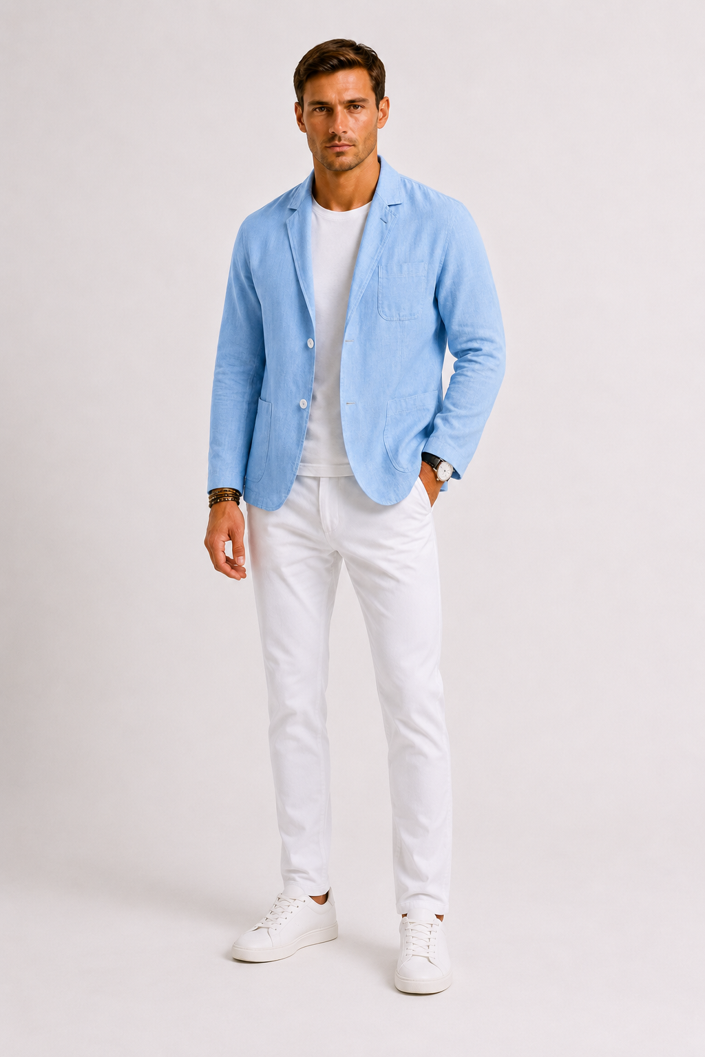 Men’s Casual Blazer Jacket Lightweight Smart Casual Sport Coat