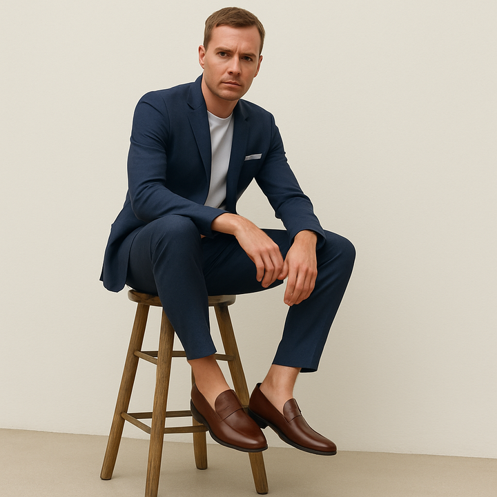 Men’s Classic Leather Loafers – Elegant, Durable &amp; Comfortable