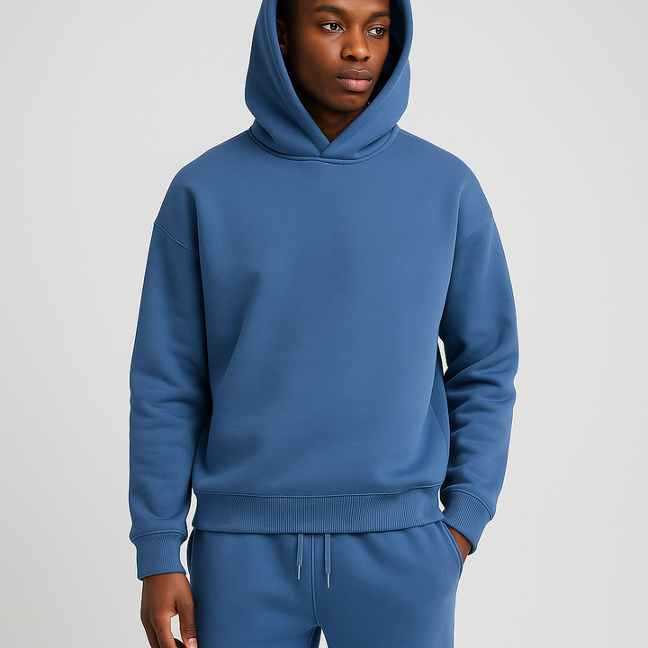 Oversized Two-Piece Tracksuit Set for Men